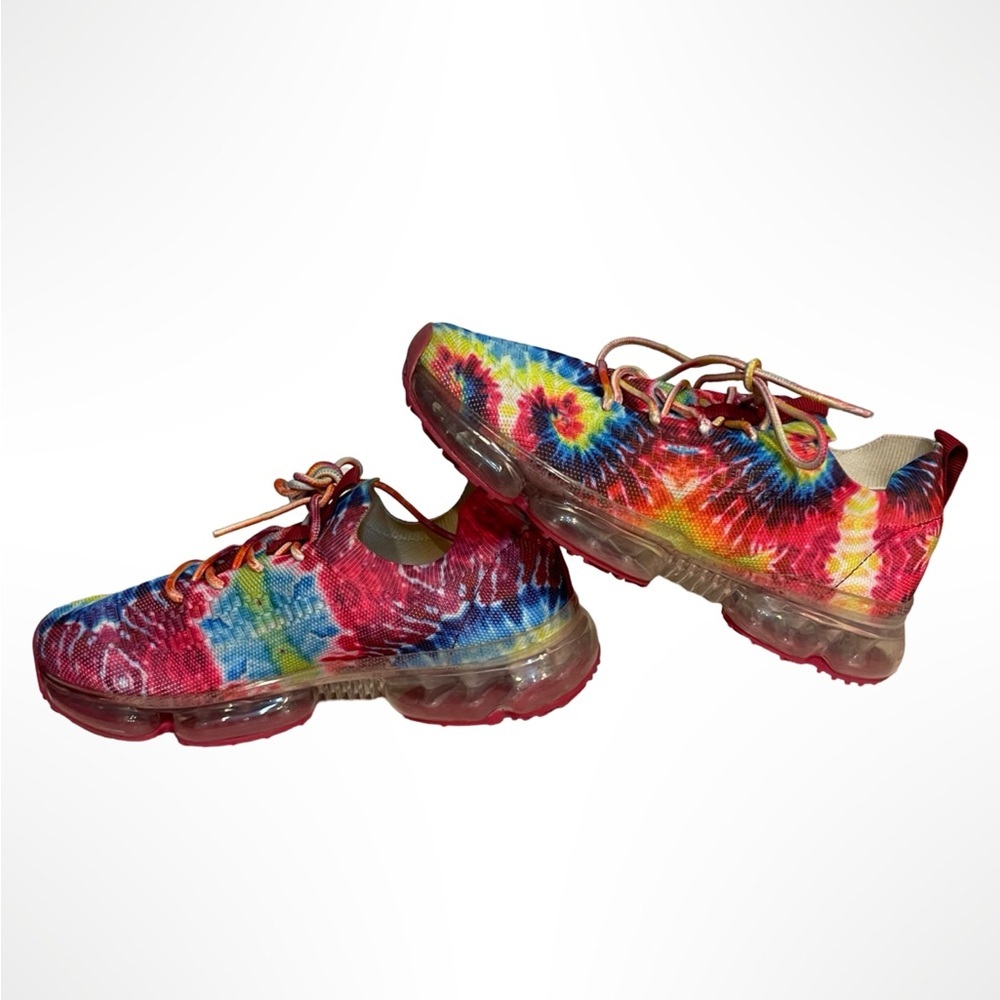 Tye Dyed women‎ sneakers by La Sheelah size 7.5